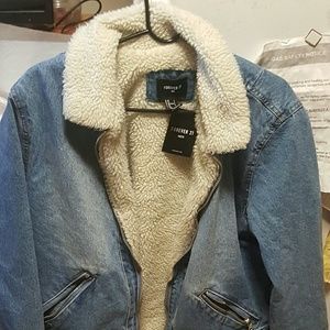 Mens Borg Lined Jean Jacket